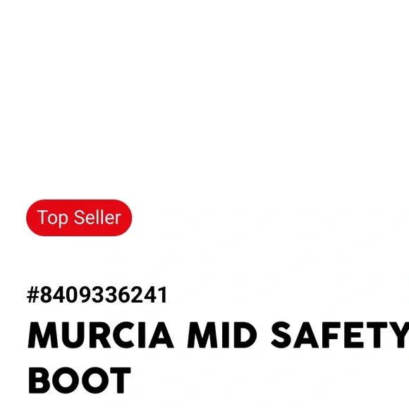 Strauss‎ Steel Toe murica mid safety toe work boot size 9